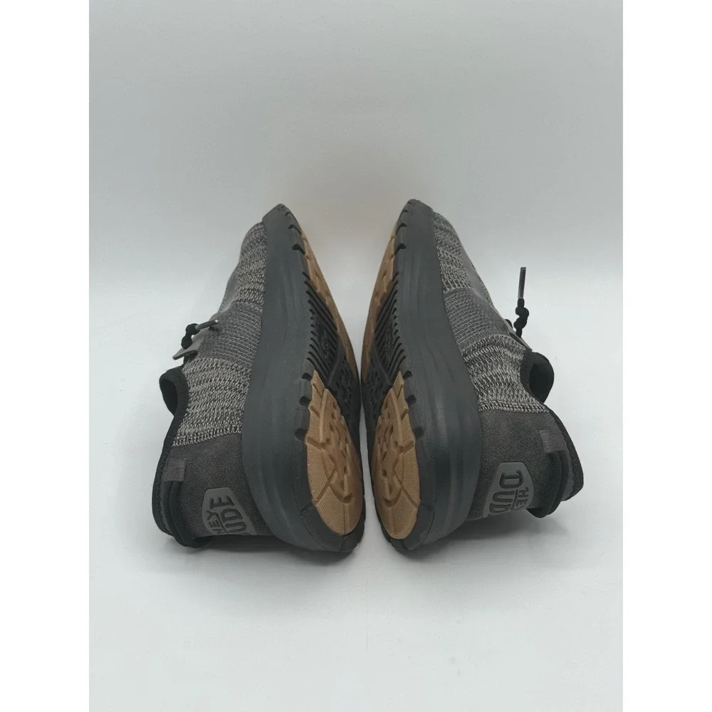 HEY DUDE Sirocco Neutrals Black Night Slip-On Sneaker Shoe Sz M8 Pre-owned